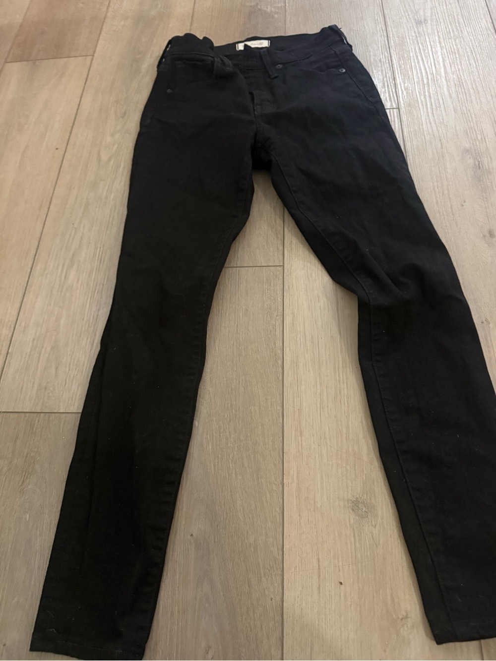 Madewell 9” High-Rise Skinny Jeans | Black | Size 27